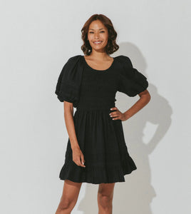 Cleobella - Black Stasia Mini Dress