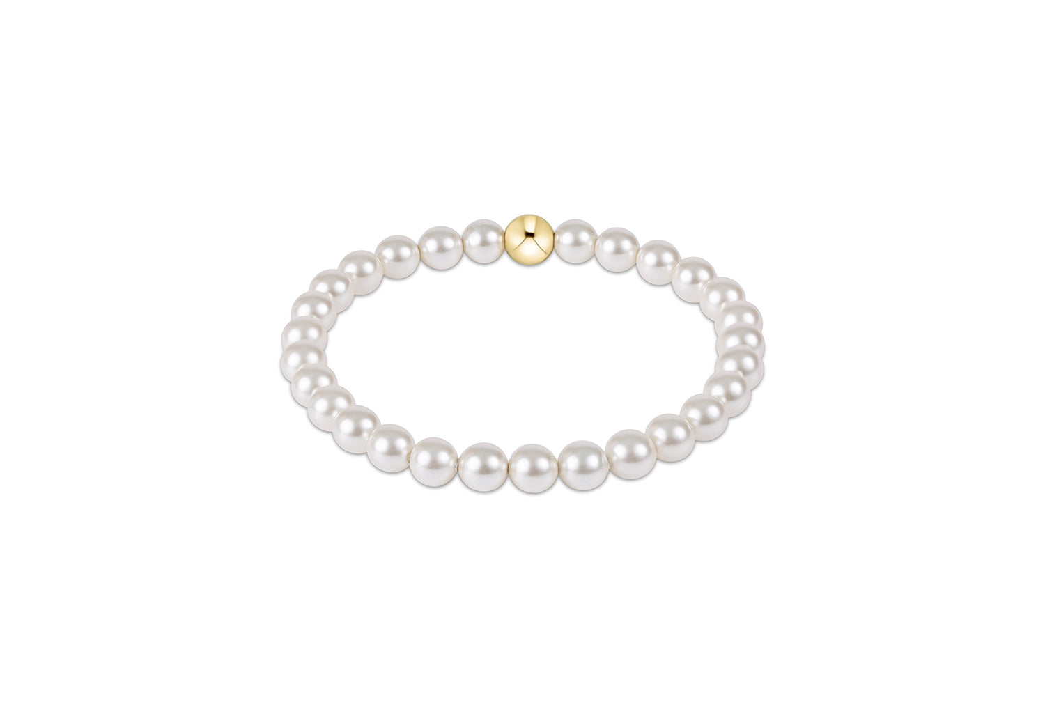 Classic Pearl 6mm Bead Bracelet