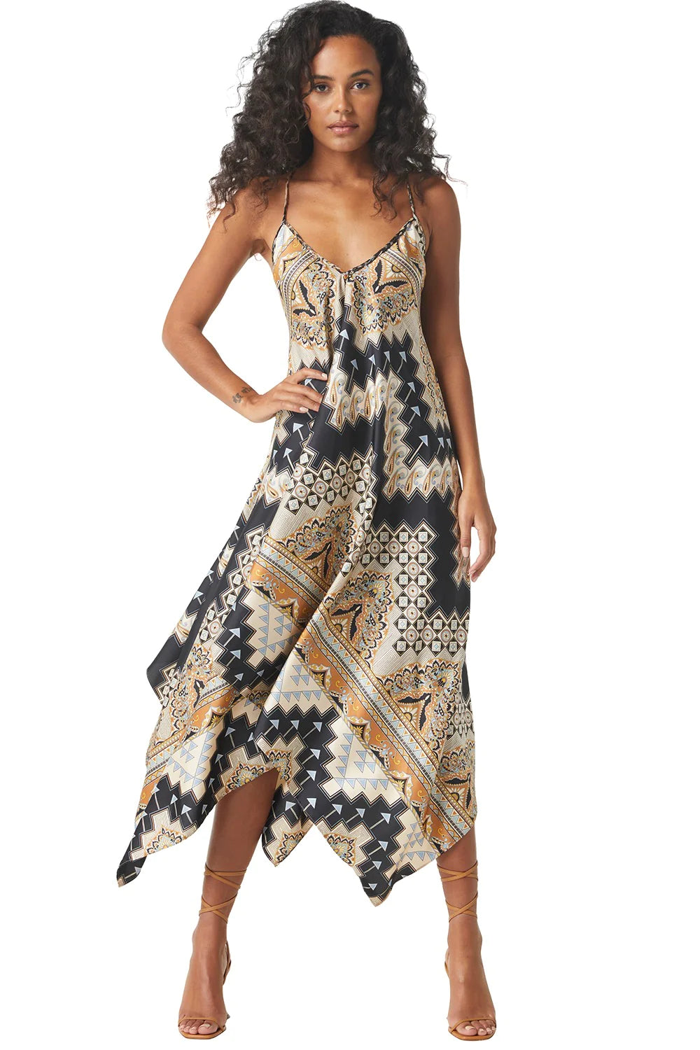 Misa - Alhambra Mosaic Delfina Dress