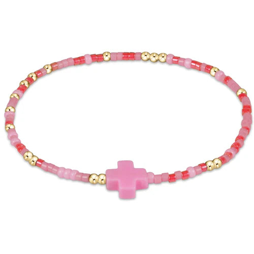 egirl hope unwritten signature cross bracelet - party like a flockstar