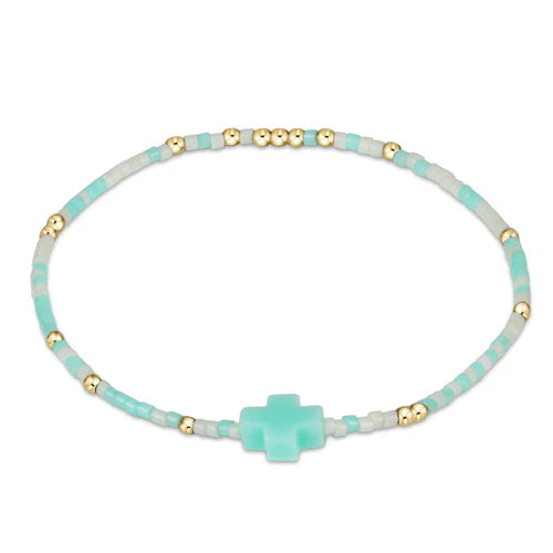 egirl hope unwritten signature cross bracelet - what i mint to say