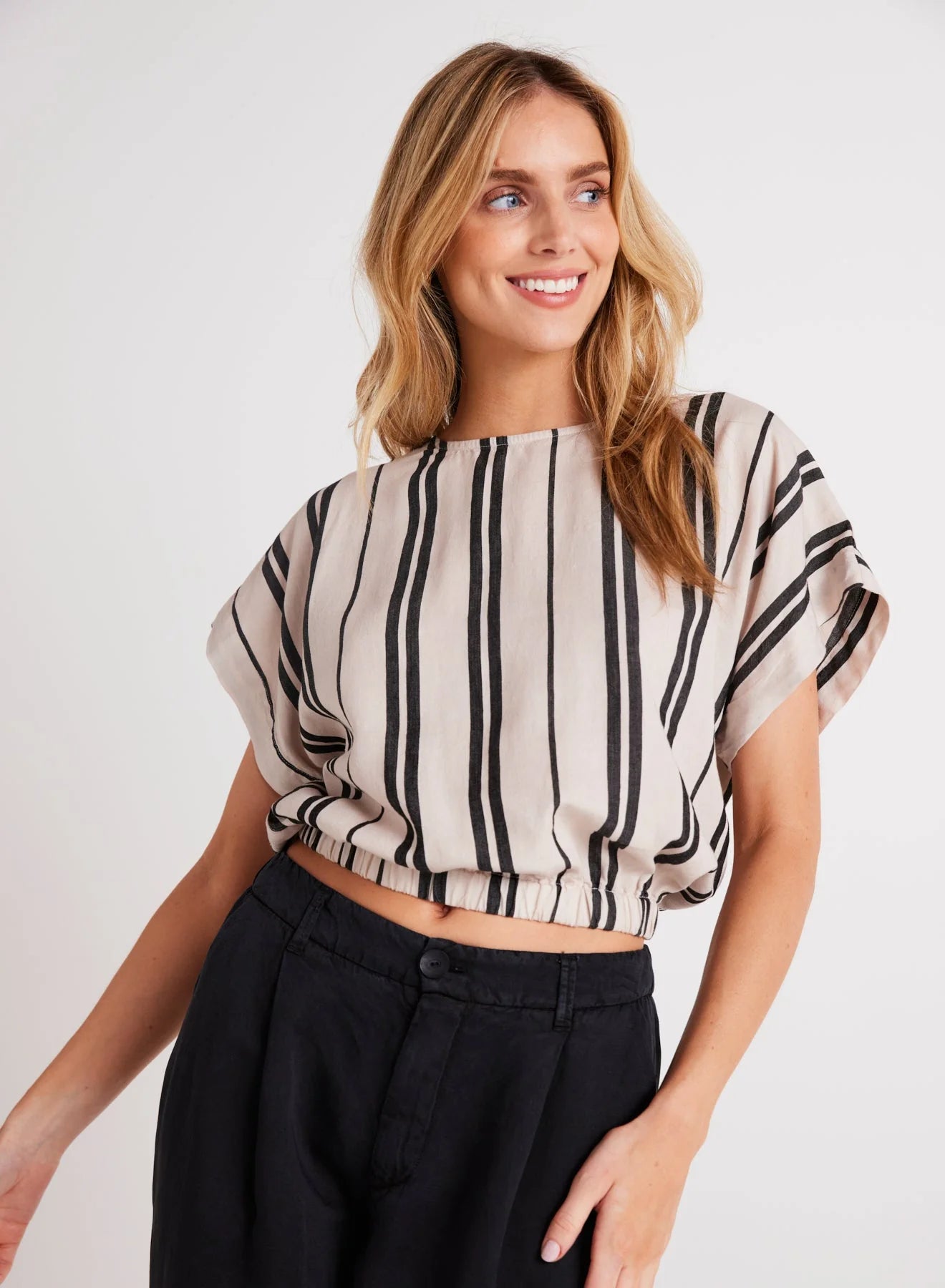 Elastic Waist Blouse