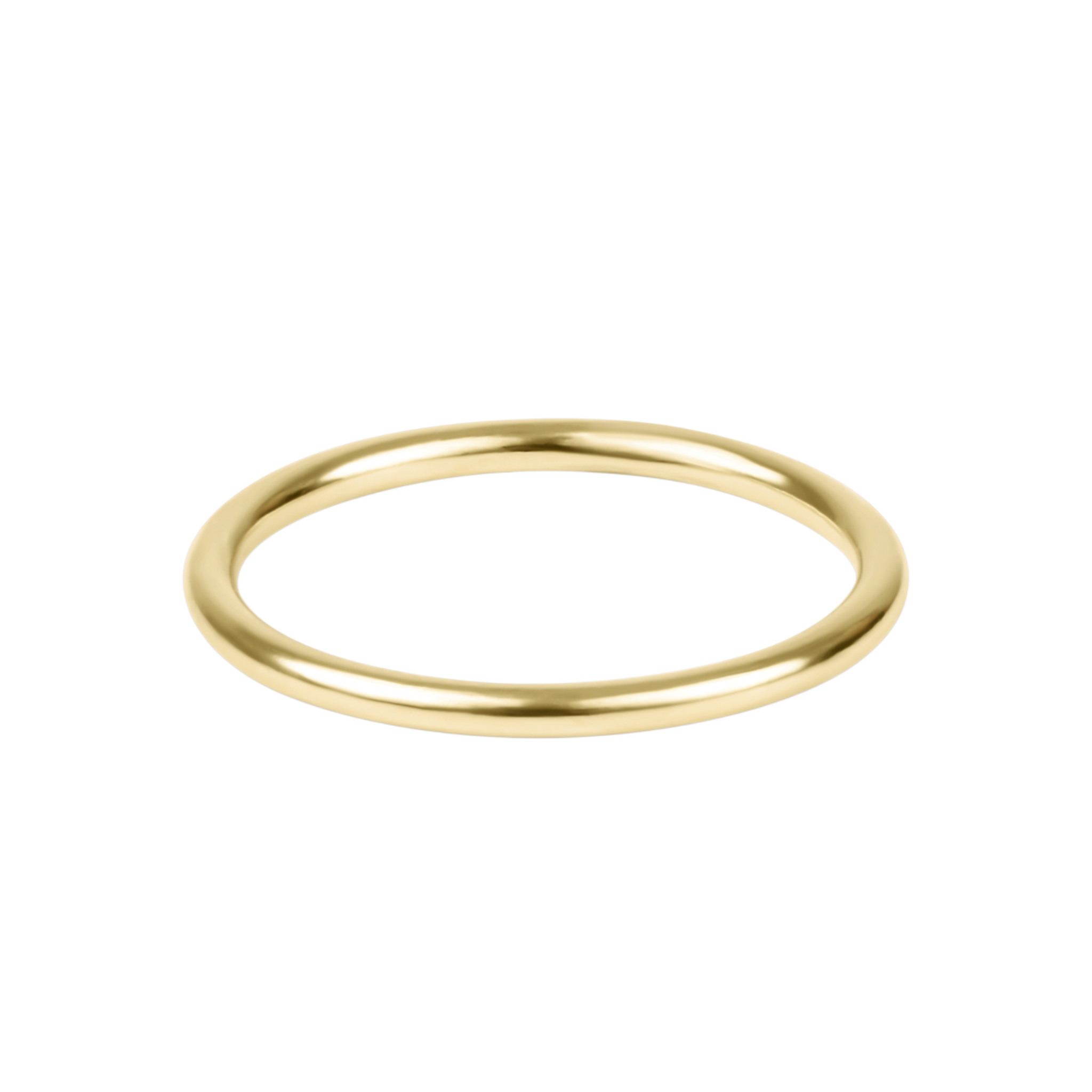Classic Gold Thin Band Ring - Size 6