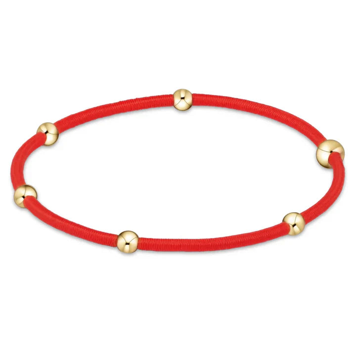 "E"ssentials Red Hair Tie