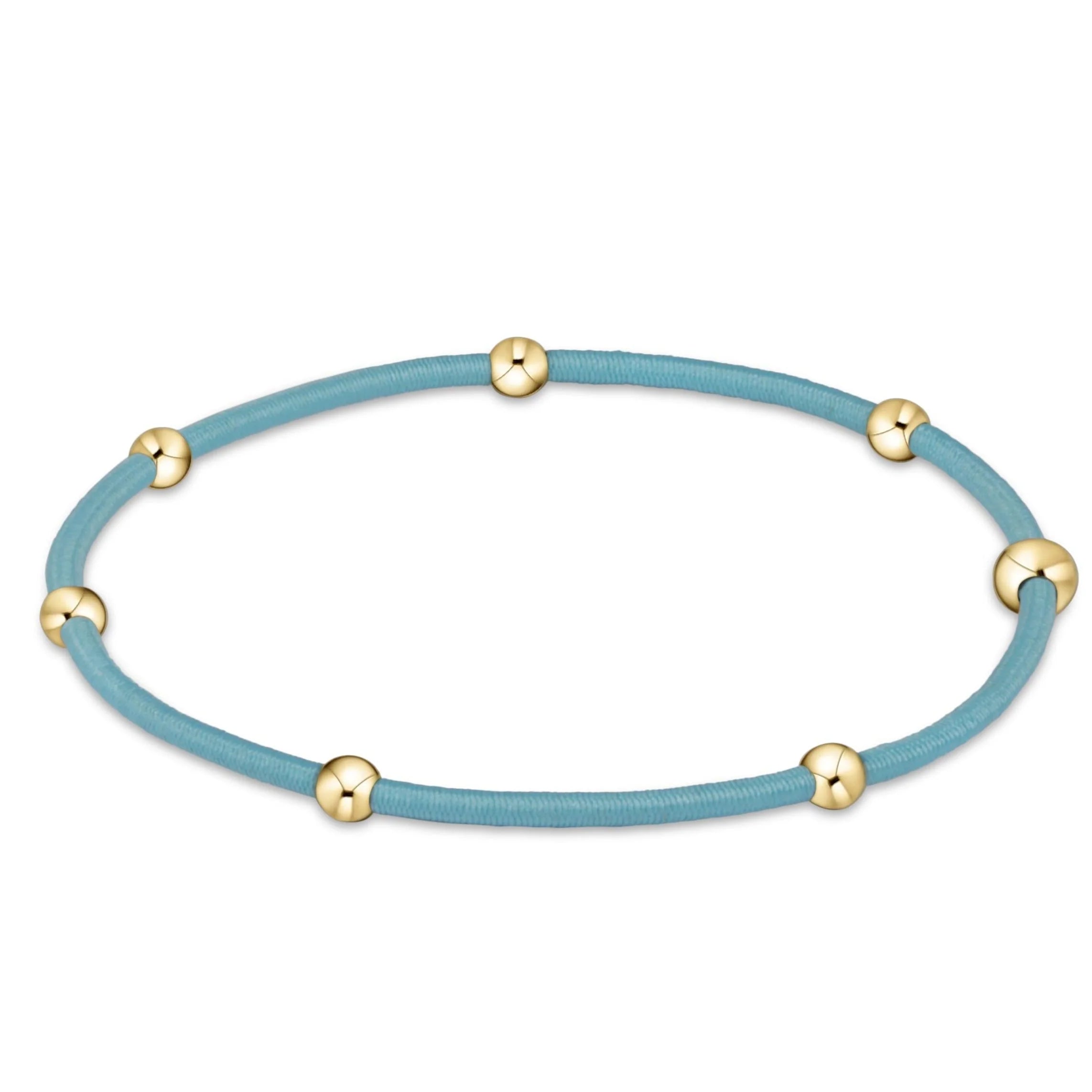 "E"ssentials Turquoise Hair Tie