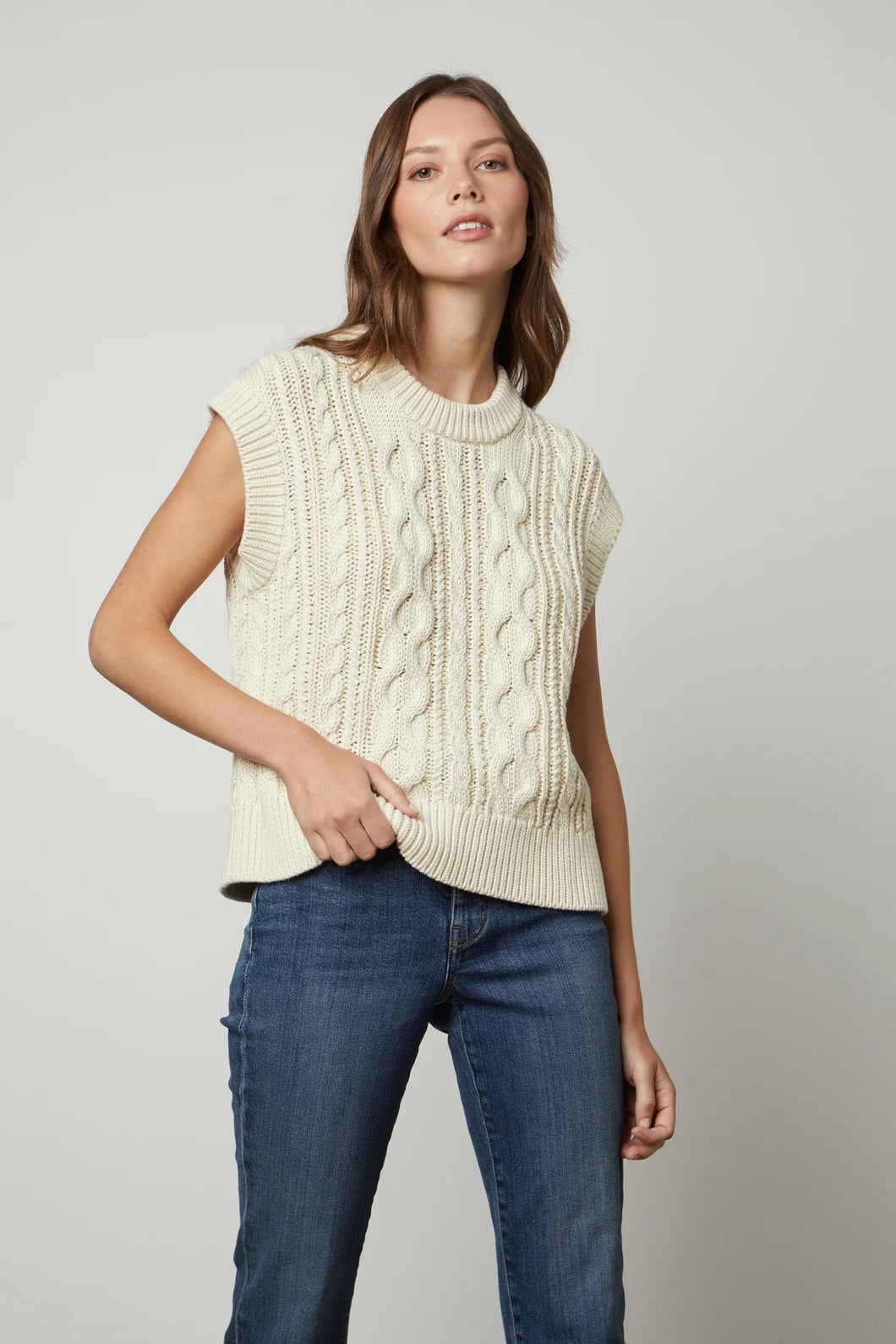 Velvet - Flax Hadden Sweater Vest
