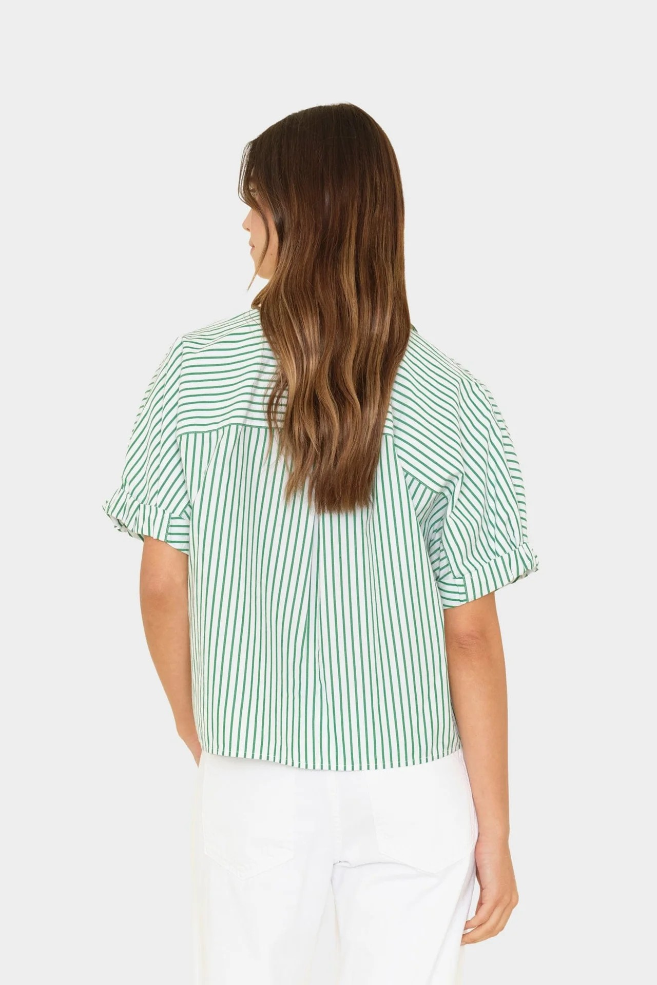 Trellis Green Teddy Shirt