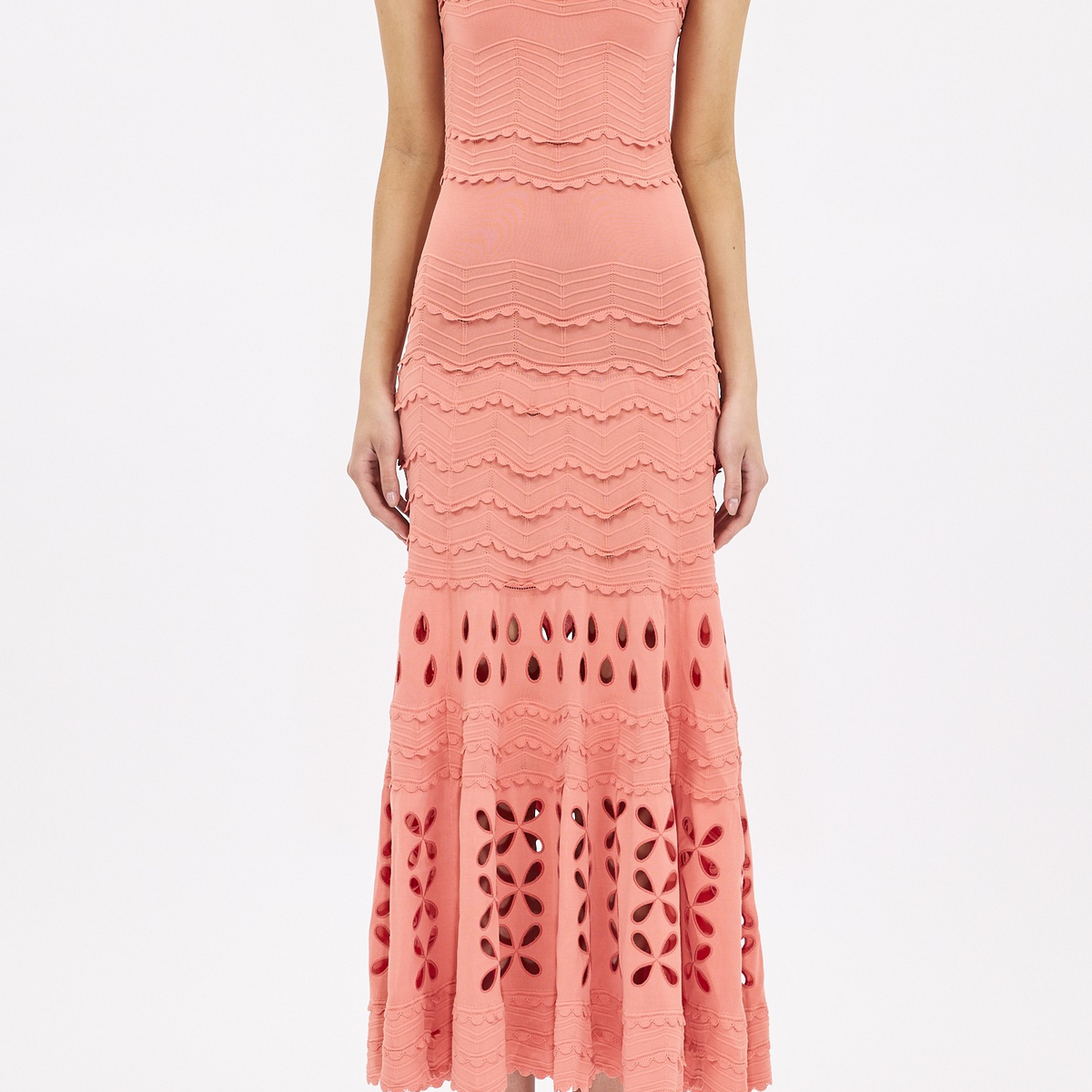 Lakshmi Eyelet Knit Dress