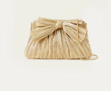 Load image into Gallery viewer, Loeffler Randall - Gold Rayne Bow Clutch