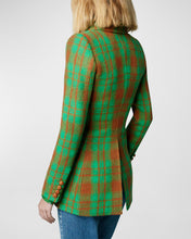 Load image into Gallery viewer, Smythe - Kelly Green Plaid Patch Pocket Birkin Blazer