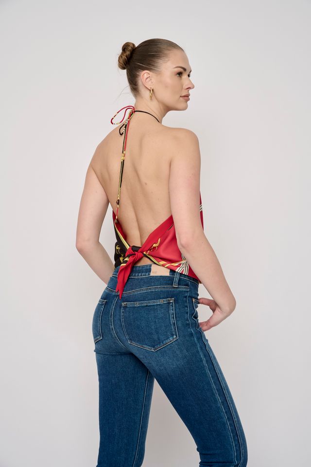 Halter Top Positano Red