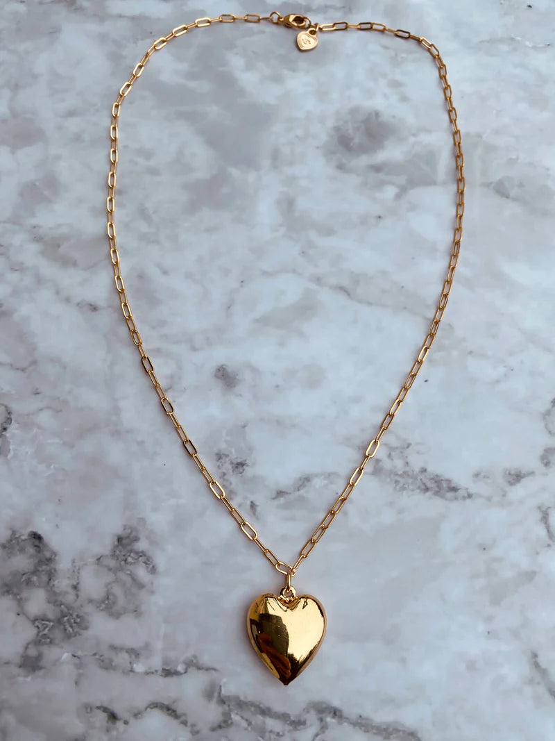 Puffy Heart Necklace