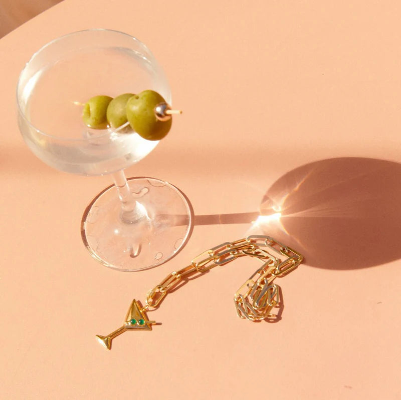 Large Martini Charm