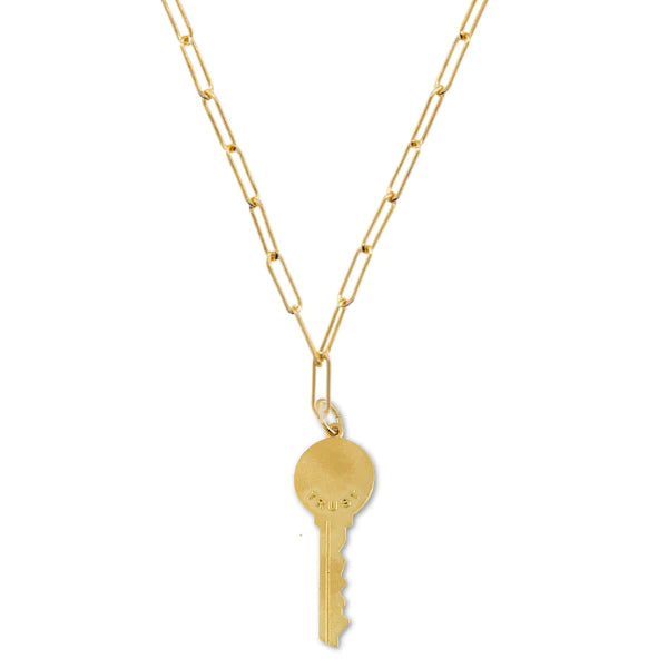 Cosmic Key Charm Necklace