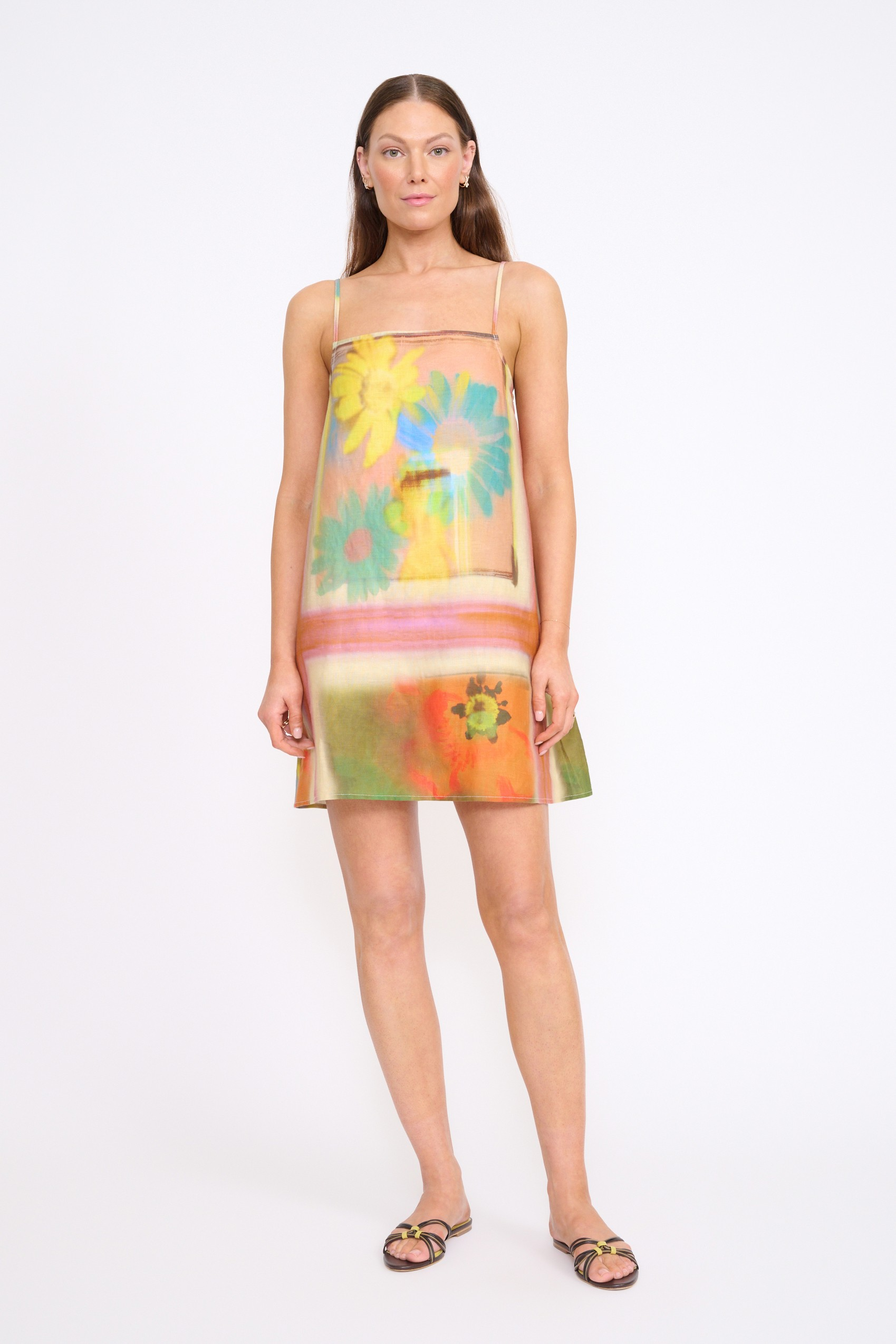 Laura Linen Mini Dress