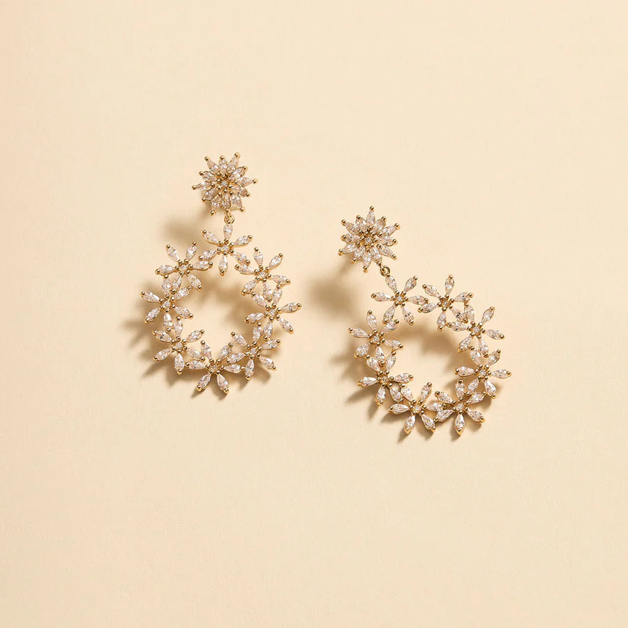 Mignonne Gavigan - Gold/Clear Dottie Lux Earrings