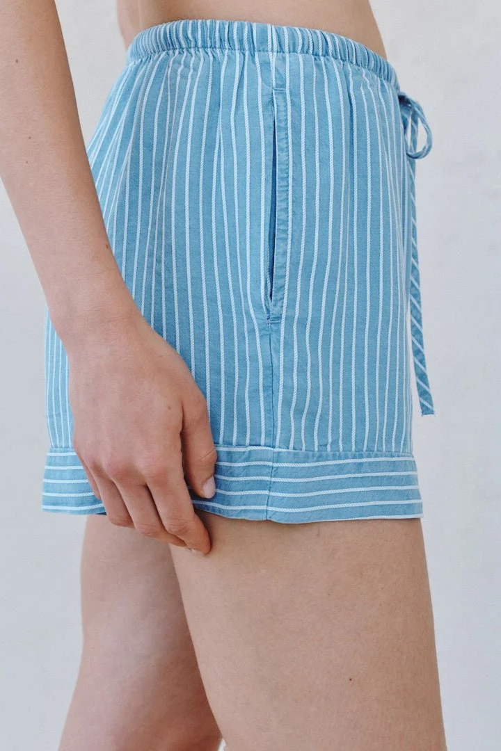 Banded Stripe Short Coastal Stripe Wash