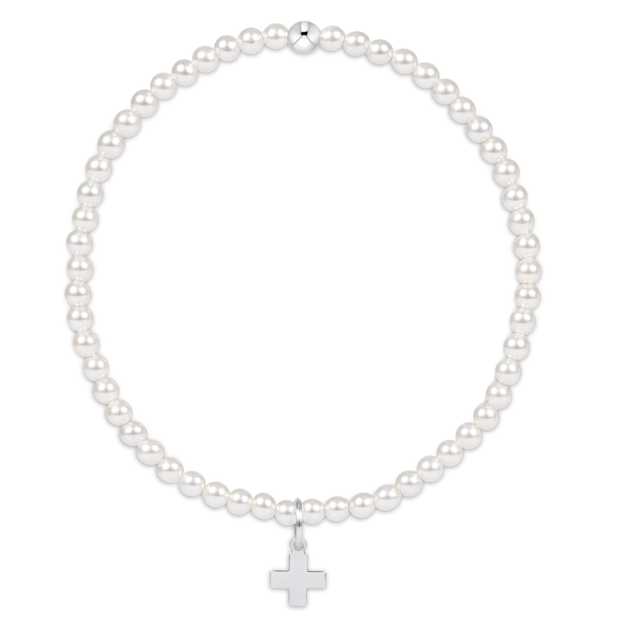 Classic Pearl 3mm Bead Bracelet