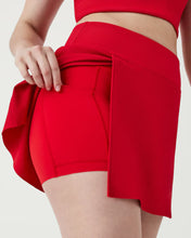 Load image into Gallery viewer, Spanx - Spanx Red Contour Rib Front Slit Skort