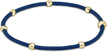 "E"ssentials Navy Hair Tie