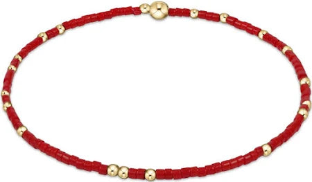 Hope Unwritten Bracelet - Bright Red