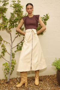 Marie Oliver - Sand Greenwich Skirt