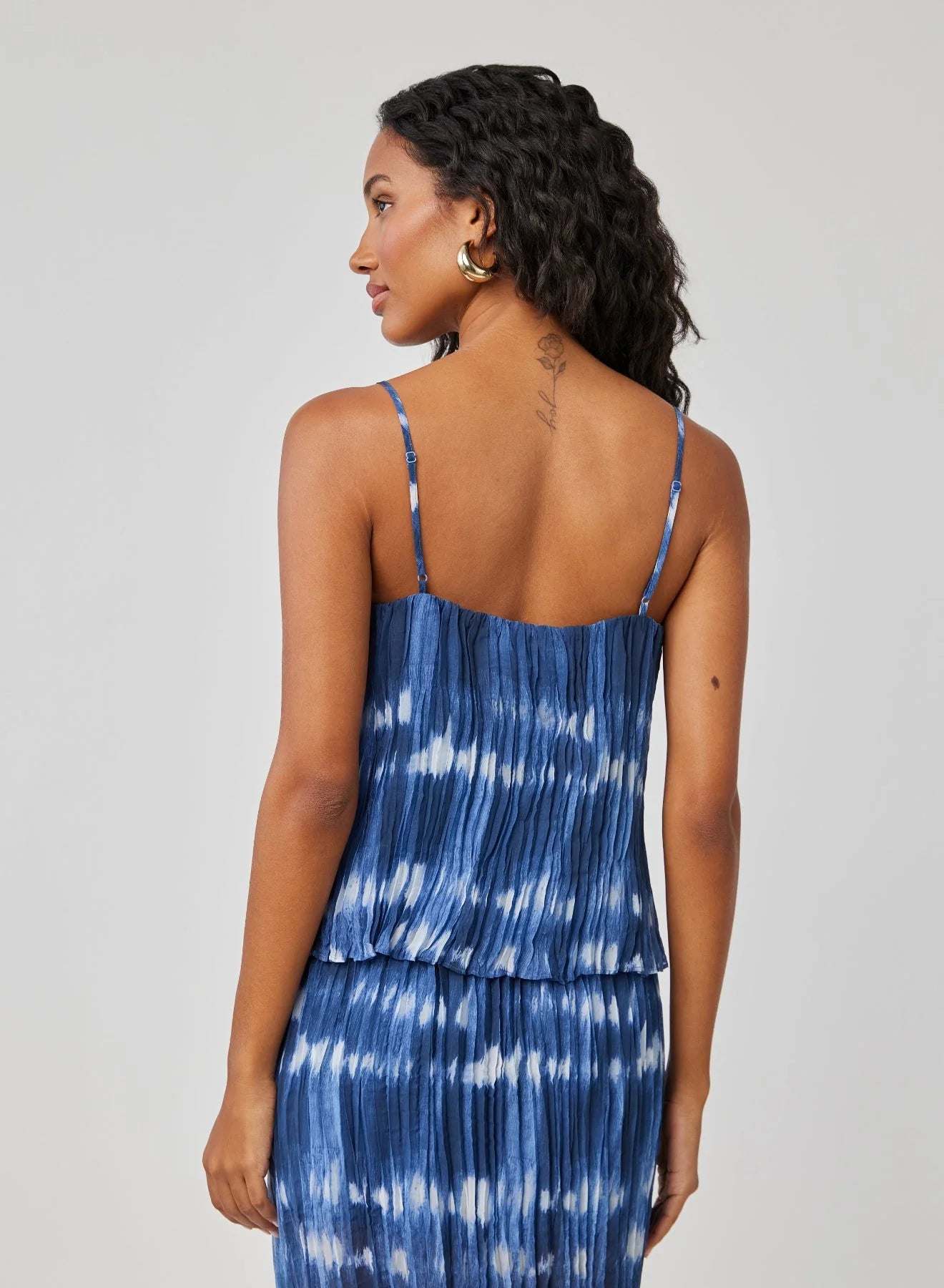 Sunburst Pleated Cami