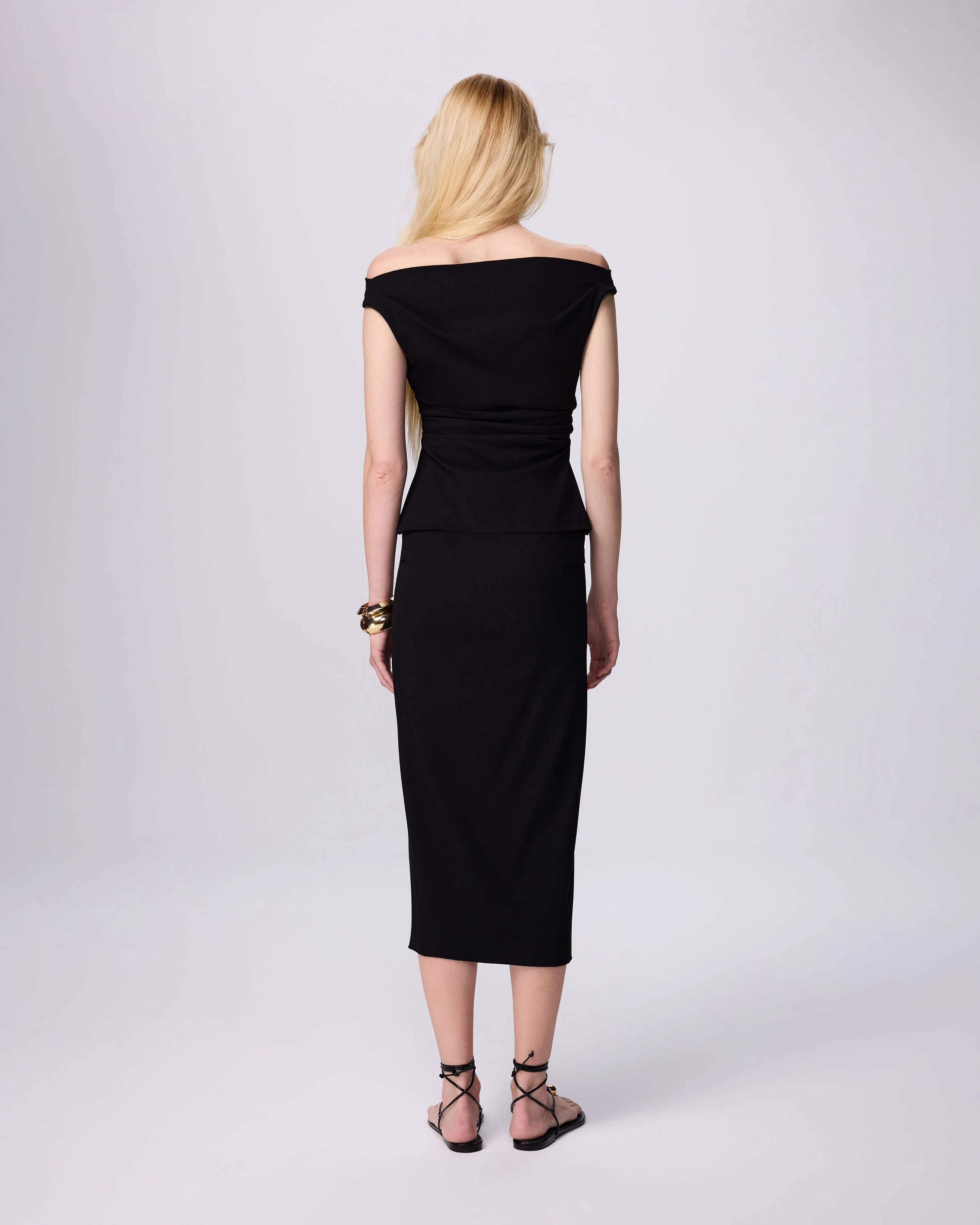 Thetis Draped Neck Top