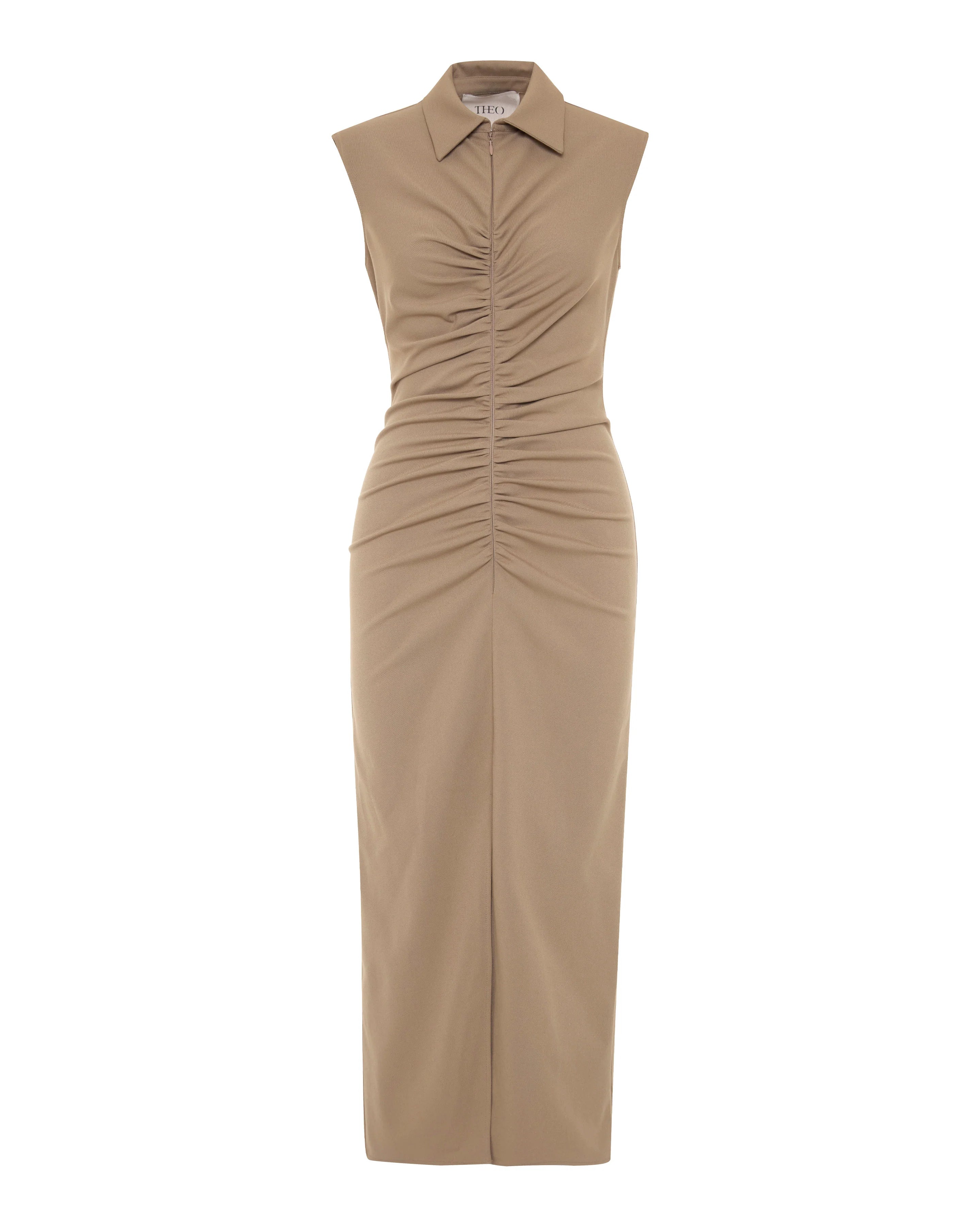 Thetis Techno Ruched Front Dress