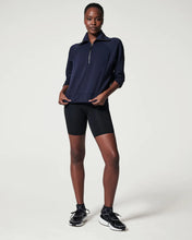 Load image into Gallery viewer, Spanx - Classic Navy Airessentials Half Zip