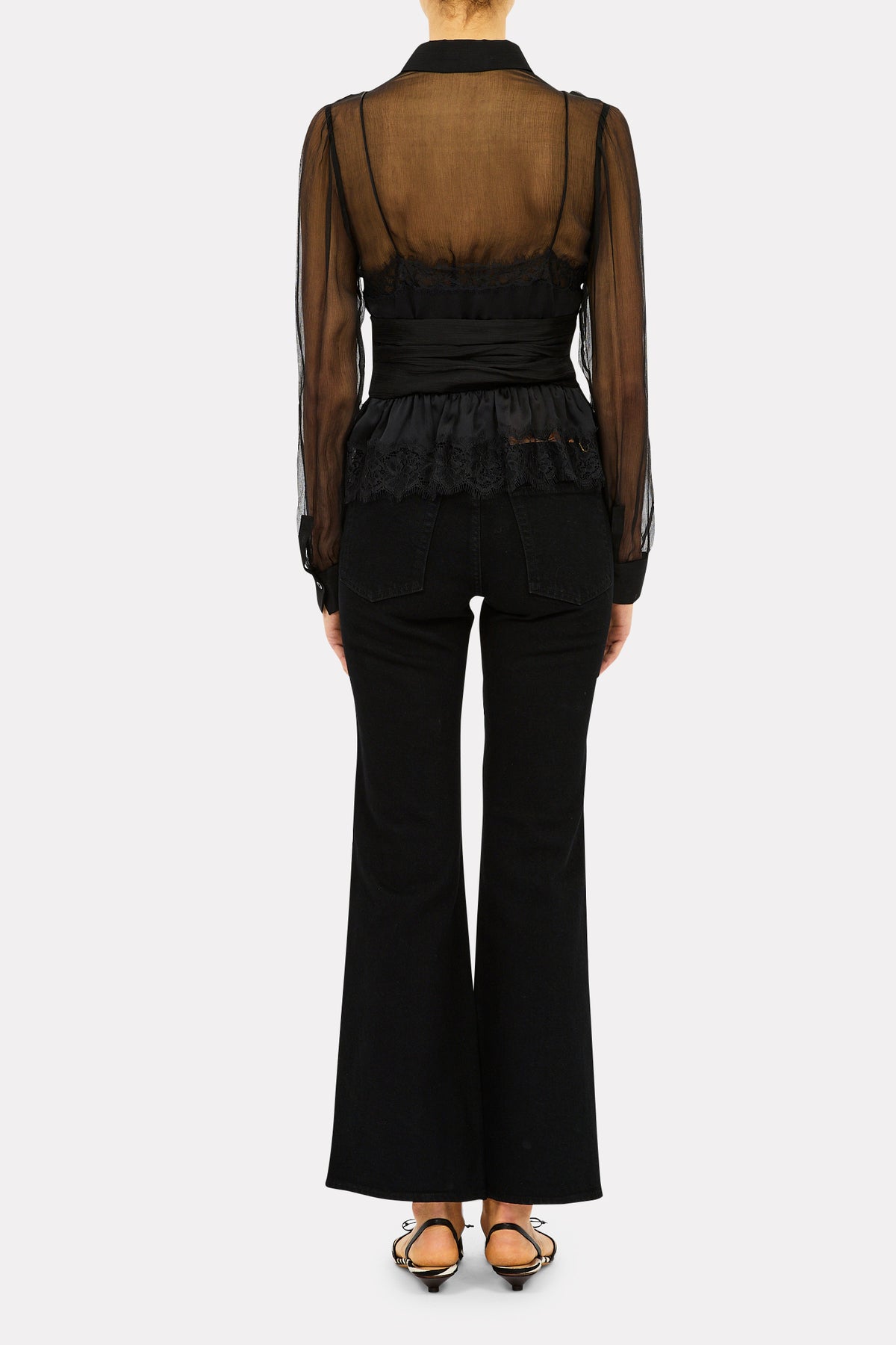 Thalia LS Lace Blouse