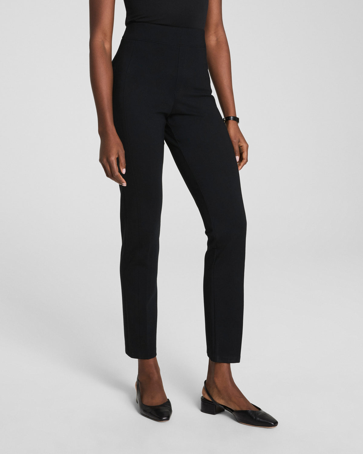 Perfect Fit Ponte Slim Straight Pant