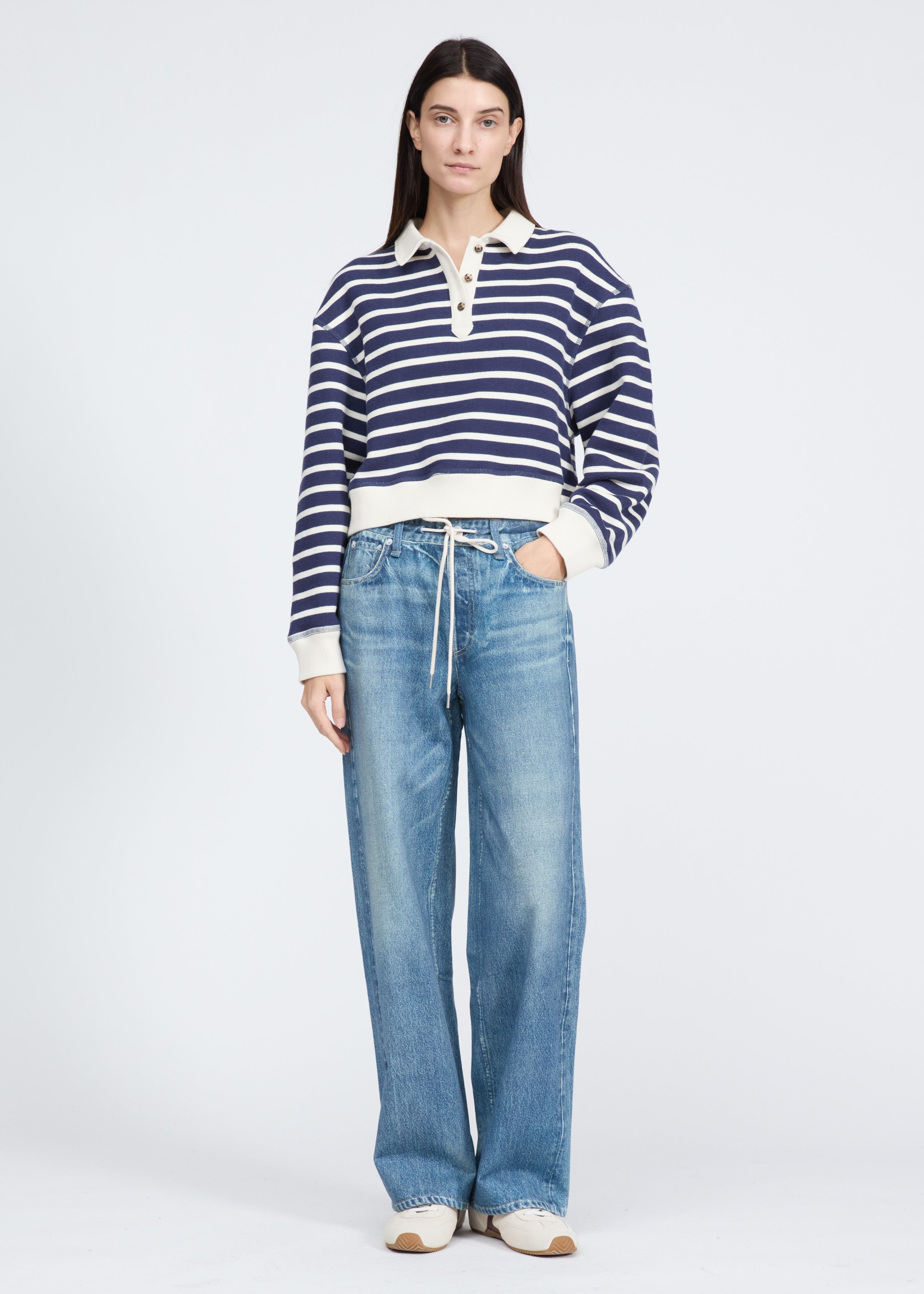Vintage Terry Striped Polo
