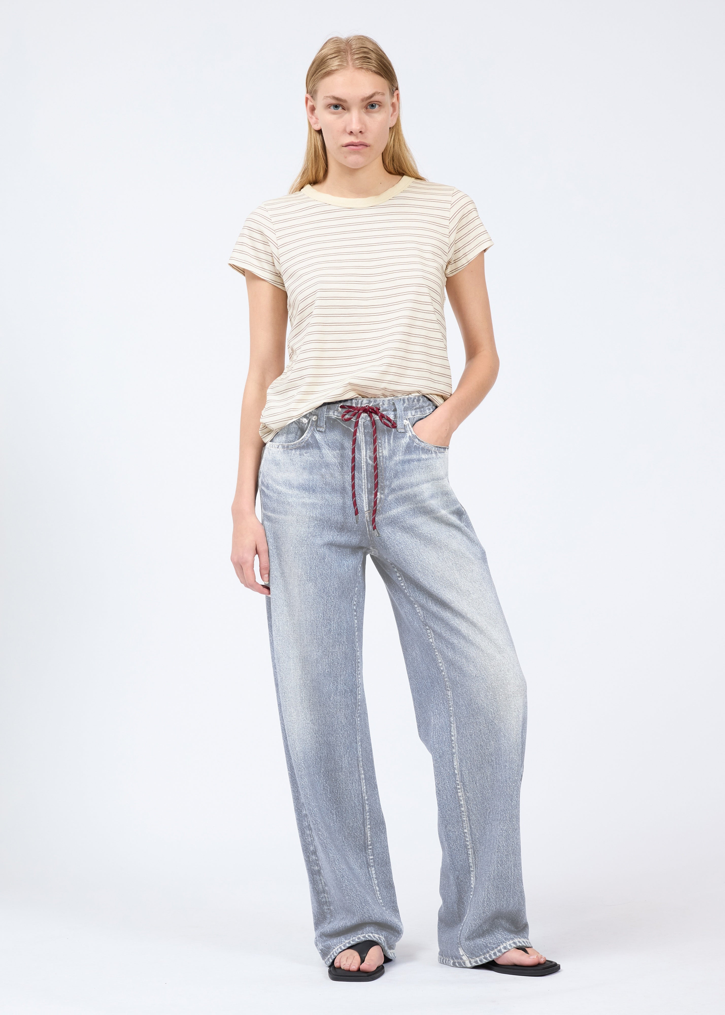 Miramar Terry Drawcord Wide Pant