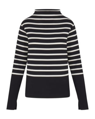 Airessential Mock PLVR Stripe Top