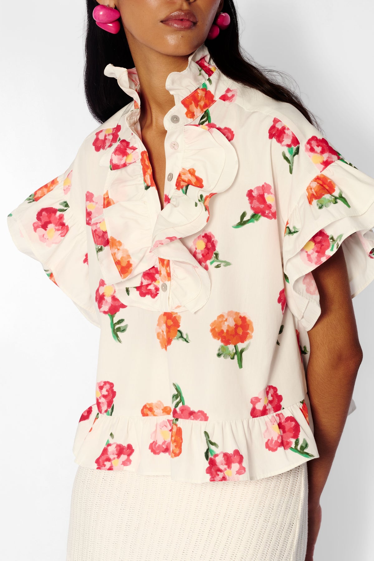 Imelda Cotton Poplin Blouse